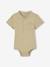 Lot de 2 bodies naissance col mao kaki - vertbaudet enfant 