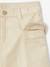 Slightly iridescent cargo skirt for girls silver - vertbaudet enfant 