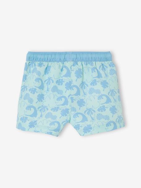 Maillot de bain imprimé bébé garçon bleu grisé+turquoise+vert sauge - vertbaudet enfant 