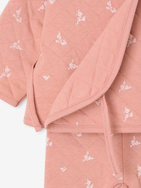 Floral newborn outfit rose - vertbaudet enfant 