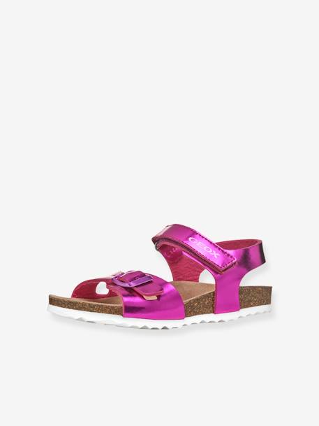 Sandals, J ADRIEL GIRL by GEOX® fuchsia - vertbaudet enfant 