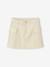 Slightly iridescent cargo skirt for girls silver - vertbaudet enfant 