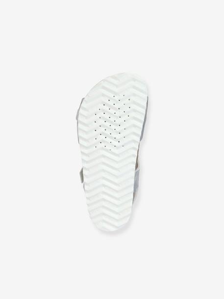 Sandales enfant J Adriel Girl argent - vertbaudet enfant 