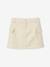 Slightly iridescent cargo skirt for girls silver - vertbaudet enfant 
