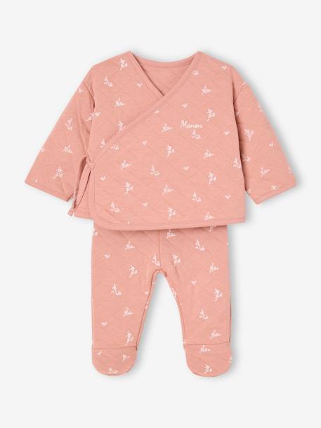 Floral newborn outfit rose - vertbaudet enfant 