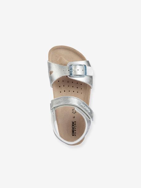 Sandales enfant J Adriel Girl argent - vertbaudet enfant 
