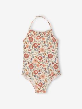 Maillot de bain fille 1 pièce noué à la nuque - vertbaudet enfant Fille-Maillot de bain fille 1 pièce noué à la nuque