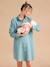 Nightshirt for Maternity & Nursing by ENVIE DE FRAISE emerald green+terracotta - vertbaudet enfant 