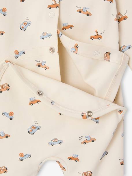 Sleepsuit little cars ecru - vertbaudet enfant 