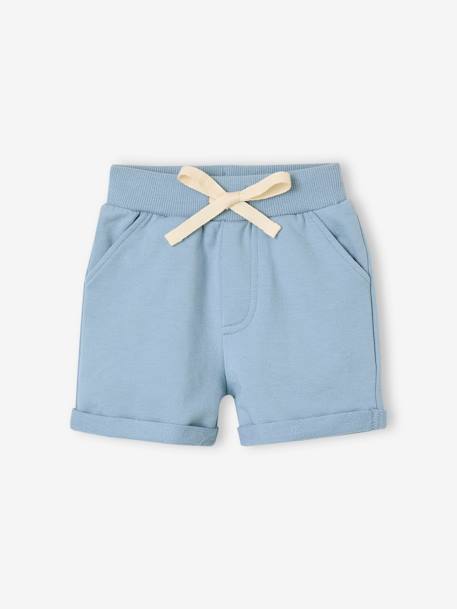 Ensemble Disney Winnie L'ourson bébé tee-shirt tunisien + short bleu chambray - vertbaudet enfant 