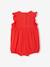 Combinaison courte sans manches bébé gris+rouge - vertbaudet enfant 