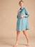 Nightshirt for Maternity & Nursing by ENVIE DE FRAISE emerald green+terracotta - vertbaudet enfant 