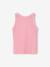Ribbed Tank Top for Girls beige+ecru+sage green+striped blue+sweet pink - vertbaudet enfant 