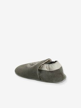 Chaussures-Chaussons élastiqués en cuir souple bébé