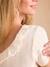 Pointelle Knit T-Shirt with Open Back, for Maternity, ENVIE DE FRAISE marl beige - vertbaudet enfant 