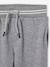 Pantalon jogging sport en molleton garçon gris chiné+marine - vertbaudet enfant 