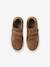 Derbies garçon cuir à scratchs beige+marine+MARRON MOYEN UNI - vertbaudet enfant 