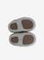 Chaussons élastiqués en cuir souple bébé lot marron+marron imprimé+vert imprimé - vertbaudet enfant 