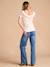 Pointelle Knit T-Shirt with Open Back, for Maternity, ENVIE DE FRAISE marl beige - vertbaudet enfant 