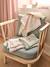 Pack of 3 CHERRY muslin squares printed beige - vertbaudet enfant 