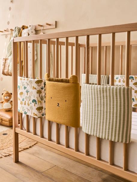 Cot / Playpen Bumper, Savana multicoloured - vertbaudet enfant 