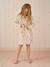 Bathrobe with Recycled Cotton for Children, Little Unicorn printed white - vertbaudet enfant 