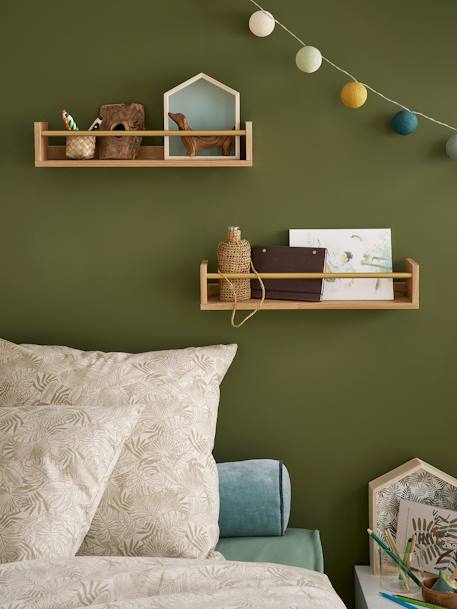 Set of 2 Book Shelves wood - vertbaudet enfant 