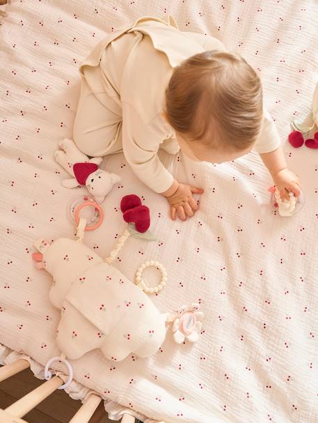 CHERRY playmat / floor mat printed beige - vertbaudet enfant 