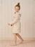 Bathrobe with Recycled Cotton for Children, Little Unicorn printed white - vertbaudet enfant 