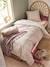 Duvet Cover + Pillowcase Set with Recycled Cotton for Children, Little Unicorn printed white - vertbaudet enfant 