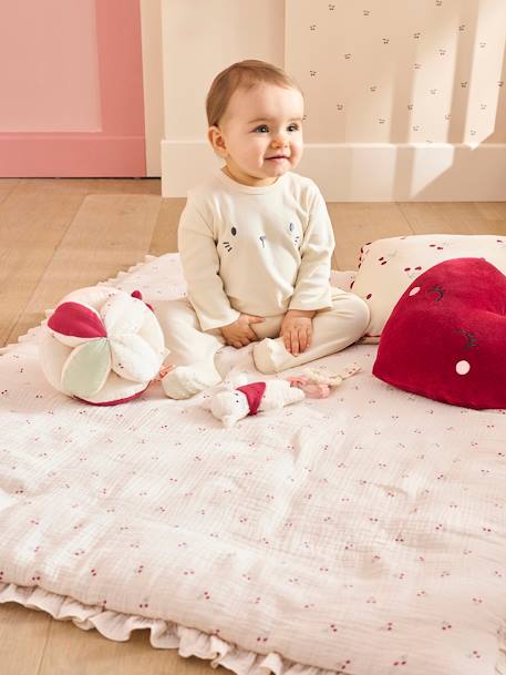 CHERRY playmat / floor mat printed beige - vertbaudet enfant 