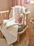 Plaid bi-matière beige - vertbaudet enfant 