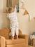 Footed Jumpsuit, Long Detachable Sleeves, PETIT ELEPHANT printed white - vertbaudet enfant 