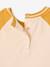 Organic cotton long-sleeved 'cool baby' T-shirt for babies green+mustard - vertbaudet enfant 
