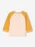 Organic cotton long-sleeved 'cool baby' T-shirt for babies green+mustard - vertbaudet enfant 