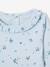 T-shirt bébé en maille côtelée manches longues bleu ciel+rose pâle - vertbaudet enfant 