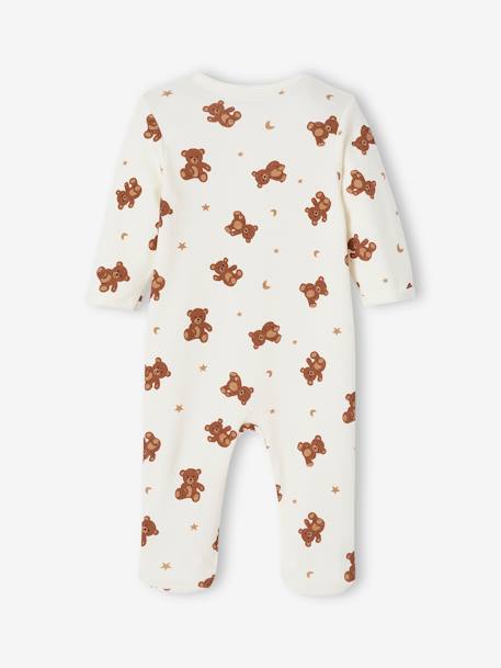 Coffret naissance pyjama bébé + 2 bodies oursons écru - vertbaudet enfant 