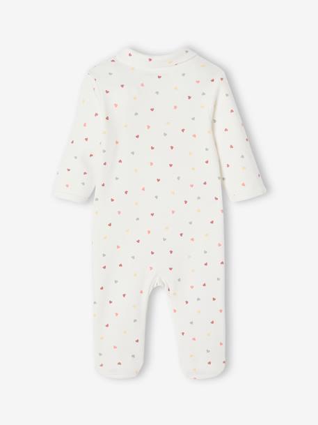 Sleepsuit baby gift set and 2 customisablelittle heart bodysuits sweet pink - vertbaudet enfant 