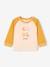 Organic cotton long-sleeved 'cool baby' T-shirt for babies green+mustard - vertbaudet enfant 