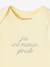 Lot de 5 bodies bébé fille manches courtes coffret cadeau écru - vertbaudet enfant 