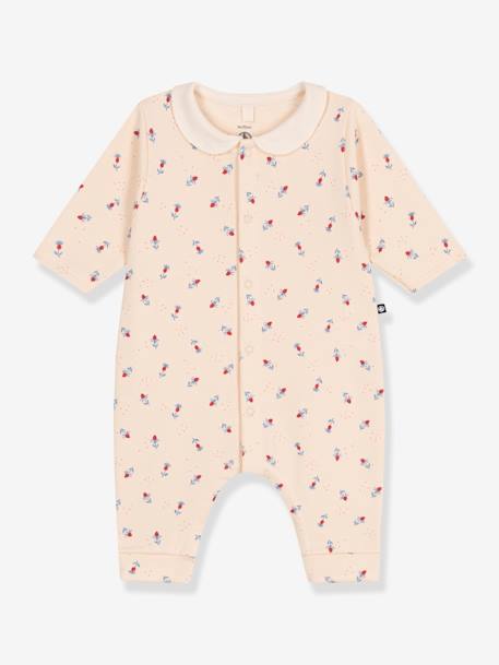 Combinaison longue en molleton bébé vanille - vertbaudet enfant 