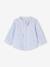 Ensemble bébé chemise rayée + pantalon marine - vertbaudet enfant 