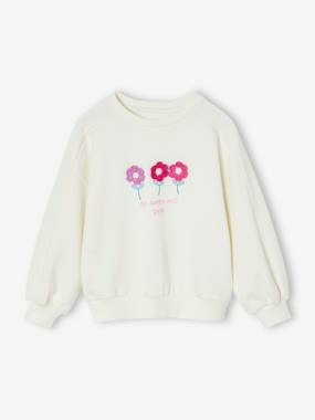 Sweat fille motif fantaisie - vertbaudet enfant Fille-Sweat fille motif fantaisie