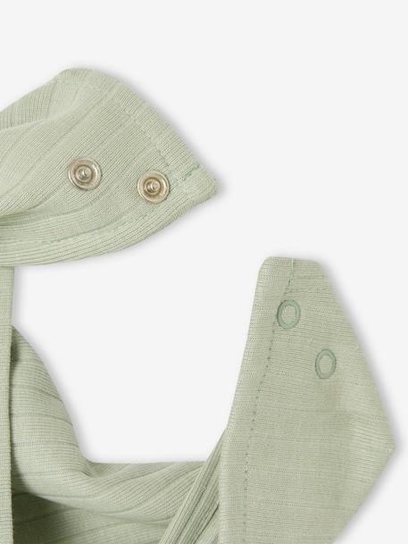 Baby body, leggings and scarf set sage green - vertbaudet enfant 