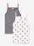 Pack of 2 Cotton Heart Print Cami Tops for Children, PETIT BATEAU white - vertbaudet enfant 