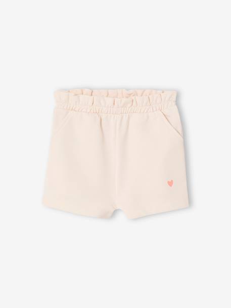 Sweatshirt & Shorts Set for Babies ecru - vertbaudet enfant 
