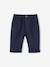Striped Shirt & Trousers Set for Babies navy blue - vertbaudet enfant 