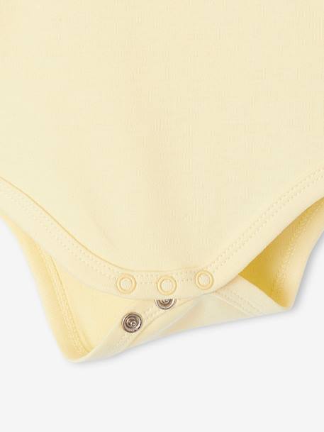Lot de 5 bodies bébé fille manches courtes coffret cadeau écru - vertbaudet enfant 