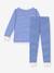Pyjamas in Tube Knit Fabric, for Children, PETIT BATEAU blue - vertbaudet enfant 