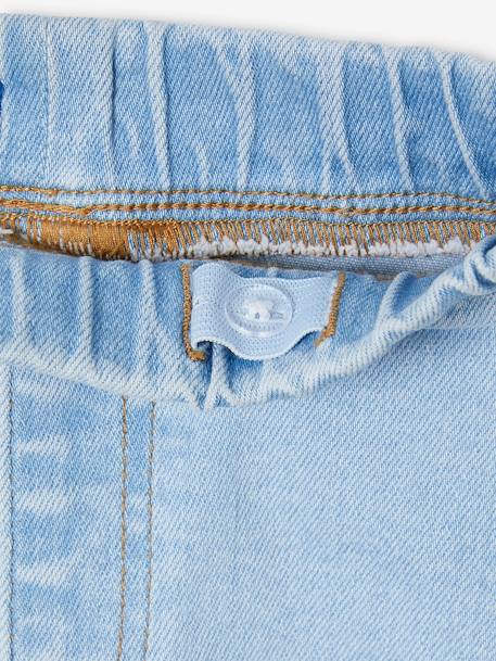 Jean tregging fille large bleu clair+bleu foncé+bleu moyen+denim gris - vertbaudet enfant 